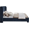 thumbnail image 5 of Meridian Furniture Penny Navy Chenille Fabric King Bed, 5 of 9