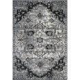 thumbnail image 1 of Amer Rug ALX496767R 6 ft. 7 in. x 6 ft. 7 in. R Ale x andria 49 Power-Loomed Round Rug - Dark Gray, 1 of 1