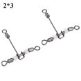 thumbnail image 4 of Pesca giratoria, 10 unids/set Durable en forma de T línea cruzada conector de pesca conector de pesca calidad en la que puede confiar, 4 of 8