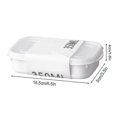 thumbnail image 1 of Square Refrigerator Storage Box Reusable Plastic Kitchen Food Fruit And Vegetable Fresh Keeping Case, 1 of 2