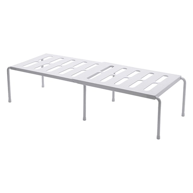 Organizador de estantes apilables expandibles para gabinetes de cocina, organizador de espacio de almacenamiento para ahorrar espacio, organizador de platos, encimera y despensa, rejilla para secar