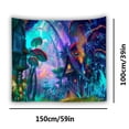 thumbnail image 3 of Tapiz decorativo para pared Xihbxyly colores bohemios bordes cosidos a mano, 3 of 5