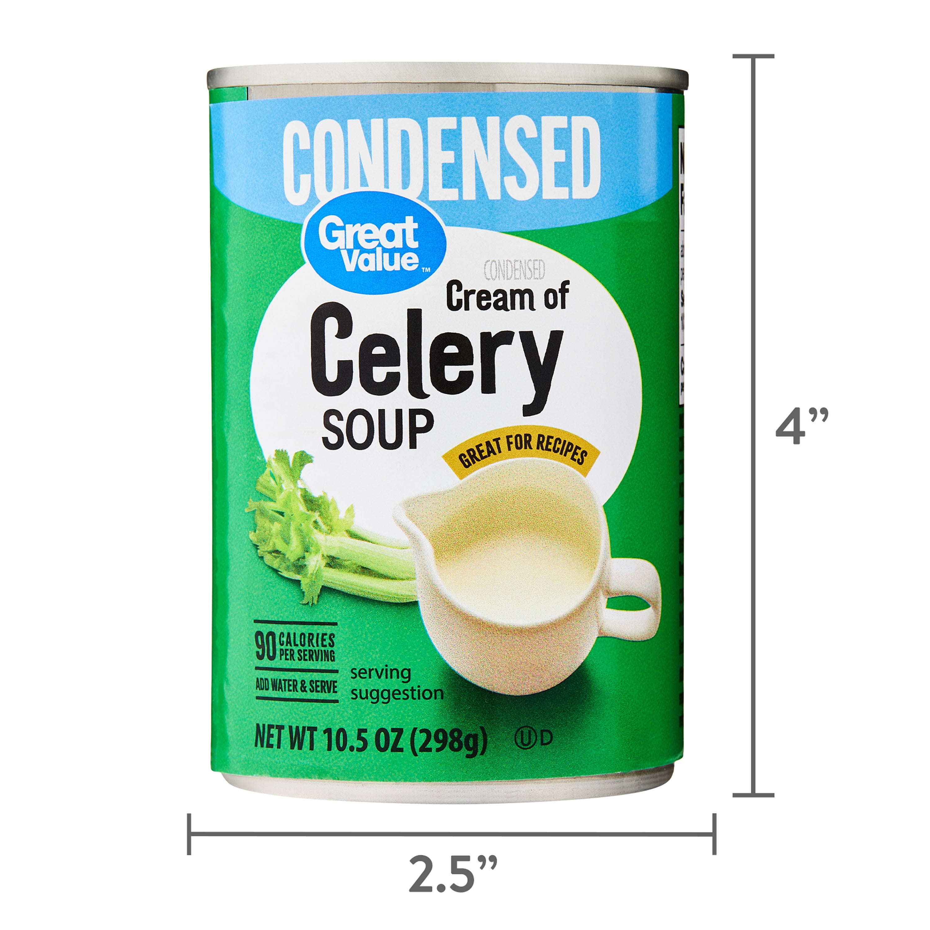 Great Value Cream of Celery Condensed Soup, 10.5 oz