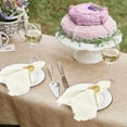 thumbnail image 5 of Reusable Dinner Napkins,Set of 6 Reusable Dinner Cloth,QZS Durable Square Rustic Table Napkins for Wedding Party Dinners,16.5x16.5In, 5 of 6