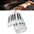 thumbnail image 1 of 88 Key Piano Sticker, Rolling Storage Design Approx. 44G Piano Keyboard Stickers, Insufficient With Piano Leaves No Fold Marks For, 1 of 8
