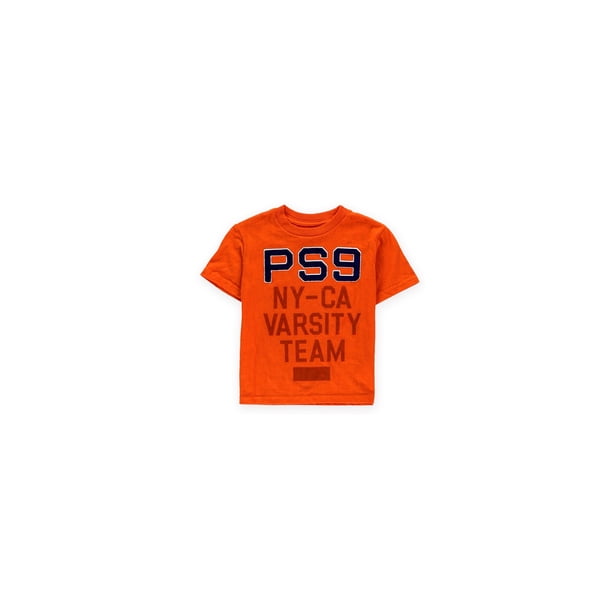 Camiseta gráfica Aeropostale Boys Varsity Team, naranja, 4