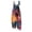 Purple(Tropical), variant on Iaqnaocc Hawaiian Tropic Womens Jumpsuit Plus Size Sleeveless Floral Print Jumpsuits Overalls Boho Vacation Rompers for Women Summer Casual Loose Adjustable Strap Overalls for Women Dark Blue M