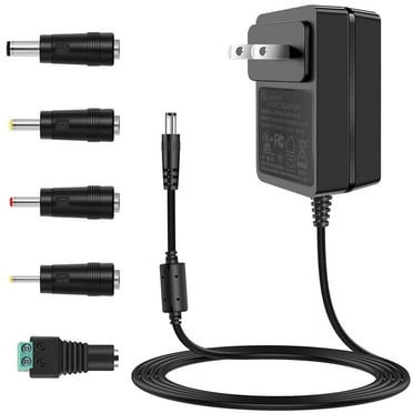 Gonine 18V 1A Power Supply AC Adapter Wall Charger for DC Fan Humidifier SoundBar Subwoofer Cutting Tool Bluetooth Speaker with 5 dc Connector Center Positive US Plug
