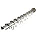 thumbnail image 3 of Kingston Brass SRK608 Americana 72" Réglable Tige de Rideau de Douche en Acier Inoxydable avec Base de Tige de Douche Milano, Nickel Satiné, 3 of 5