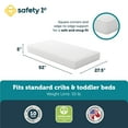 thumbnail image 5 of Safety 1st Heavenly Dreams Crib and Toddler Bed Mattress, White, 5 of 9