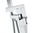 thumbnail image 7 of Anzzi Fs-Az0037 Khone Floor Mounted Tub Filler Trim - Nickel, 7 of 7