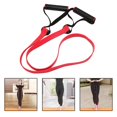 thumbnail image 4 of Bandas de resistencia larga con asas, cuerda de tensión con agarre cómodo Bandas de ejercicio Fitness para entrenamiento de alta intensidad Deportes Macarena Bandas de resistencia, 4 of 7