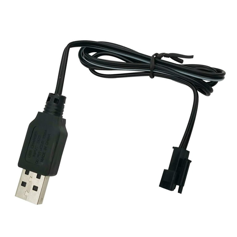 3.6V RC Car Quadcopter Toys Charging Cable Ni Battery Charger USB Wire SM Connector