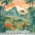 thumbnail image 5 of Ninth Isle Inspiration - Hawaii Landscape Series - 100% Rayon Fabric By The Yard (Series3, Swatch(11"x11")), 5 of 8