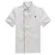 thumbnail image 1 of Uniforme de chef unisex de verano de manga corta, básico, para catering, panadería, hotel y restaurante, talla M (blanco), 1 of 6