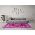 thumbnail image 3 of Ahgly Company Indoor Rectangle Medallion Pink Traditional Area Rugs, 5' x 8', 3 of 4