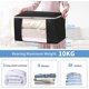 thumbnail image 2 of 4Pcs Under Bed Storage Bag 60 x 43 x 35 cm (Dark Black), Large Capacity Storage Bags with Reinforced Handle for Quilts Blankets Pillows Toys Clothes J, 2 of 5