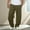 Army Green, variant on Levmjia Mens Sweapants Comfort Stretch Drawstring Pants Fashion Leisure Elastic-Waist Solid Color Pocket Trousers