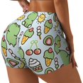 thumbnail image 3 of Athletic Shorts for Women, Frog With Sweet Seam Womens Shorts High Waisted Sport Running Workout Gym, 3 of 8