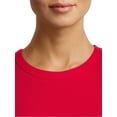 thumbnail image 4 of No Boundaries Juniors' Crew Ribbed Long Sleeve Tee, 4 of 5