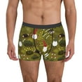 thumbnail image 2 of Goofa Gnomes Playing in the Garden Printed Men's Boxer Briefs Underwear, Moisture-Wicking Underwear, Trunk,Soft and Breathable Cotton Underwear-Medium, 2 of 9