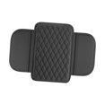 thumbnail image 1 of Generic Car Armrest Cushion Armrest Seat Box Cover for Cars Suvs Trucks -black-, 1 of 5