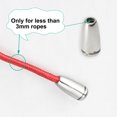 thumbnail image 1 of Unique Bargains 100pcs Bell Shape End Stopper Buckle Plastic Cord  Lock Rope Lanyard Ends Fastener Stopper, 1 of 7