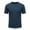 Navy, variant on Basic Ice Silk Crewneck T-Shirt for Men Stretch Breathable Short Sleeve Tees Casual Summer Solid Training Athletic Slim Fit Tops Navy XXL