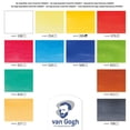 thumbnail image 5 of Van Gogh Watercolor Paint Set, Plastic Pocketbox, 12-Half Pan General Selection, 5 of 6