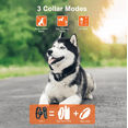 thumbnail image 6 of 2 in 1 Dog Training and Bark Control Collar: Smart Anti Barking Collar with and with No Remote for 5-150 lbs Small Medium Large Dogs. Rechargeable and Waterproof Receiver, 6 of 9