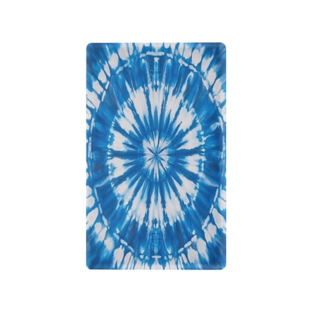 Switch Panel Switch Decoration 2.76x4.53x0.28 Inches Unused Outlet Cover Switch Plate Wall Plates Living Room Kitchen Bedroom Study Switches Dark Blue Tie Dye