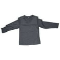 thumbnail image 4 of Long Sleeve Shirts For Women V Neck Thin d Casual Slim Fit Base To Wear A Solid Color T Shirt Top Womens Long Sleeve Tops, 4 of 4