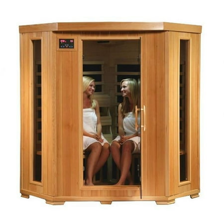 Heat Wave SA2420DX Tucson 4 Person Infrared Sauna Carbon Heaters