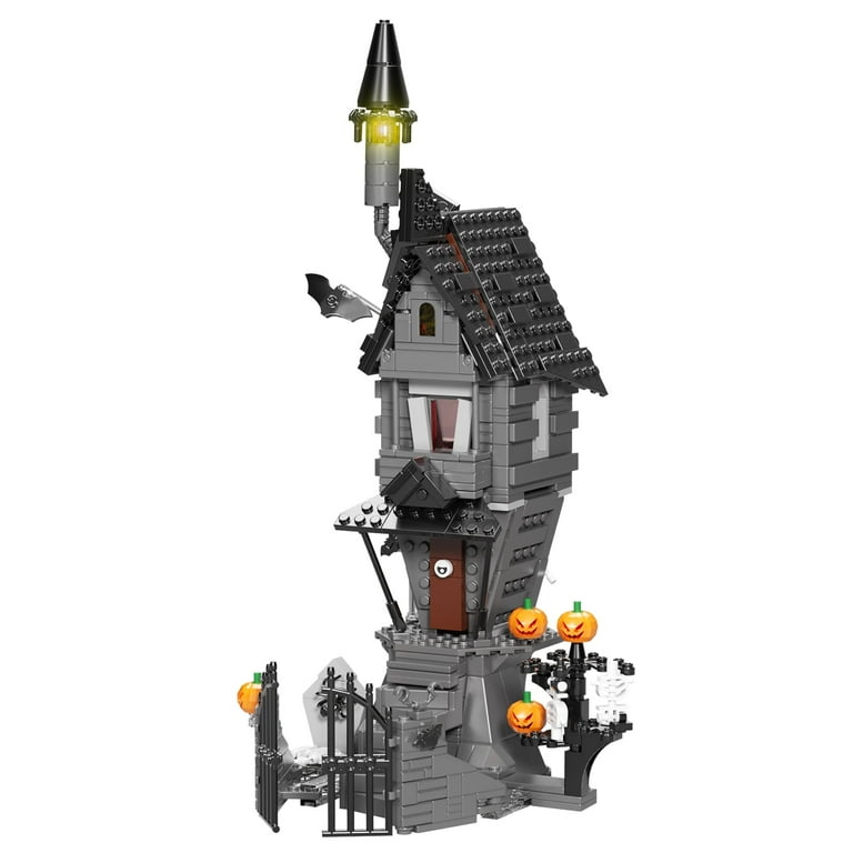 Nightmare Before Christmas Jack & Sally Haunted House Building Set LED 568  PCS