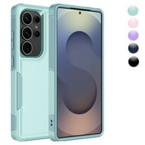 Samsung Galaxy S25 Ultra Case,Sturdy Phone Case for Galaxy S25 Ultra 2025 6.9 inch,Njjex Shockproof Protection Heavy Duty Armor Hard Plastic & Rubber Rugged Bumper 2-in-1 Case Cover-Green