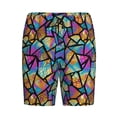 thumbnail image 6 of Daiia Colored Glass1 Mens Woven Stretch Pajama Short,Short Pajama Pants-X-Large, 6 of 7