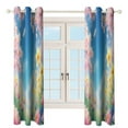 thumbnail image 4 of Spring Garden with Butterflies Study Room Living Kitchen Bedroom For Blackout Curtain Printed 2 Panels, 4 of 6