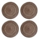 thumbnail image 1 of Weave Mat Almohadillas calientes redondas para agarraderas de hilo de cocina para platos calientes/olla/tazón/olla caliente (paquete de 4), 1 of 5