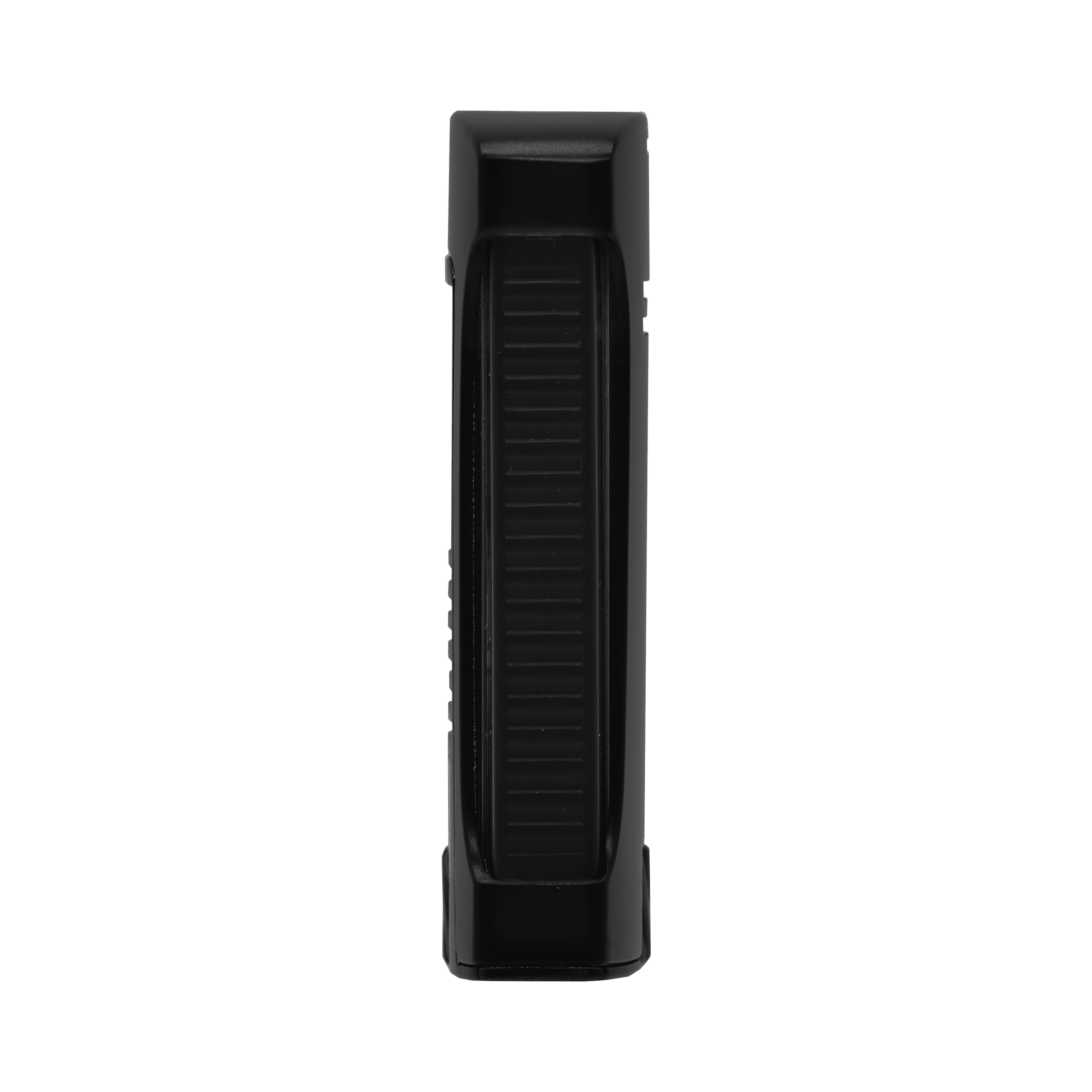 Colibri Daytona Windproof Butane Torch Lighter: Adjustable Flame, Refillable Single-Jet Cigar Lighter, Ergonomic Design with Fuel Window (Matte Black)