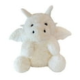 thumbnail image 2 of Juguetes de peluche de dragón con adorno de alas, suave almohada de dragón volador de dibujos animados para Blanco, 2 of 9