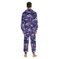 thumbnail image 7 of joogoo Turtles Purple Unisex Adults Onesies Pajamas Jumpsuits L, 7 of 7