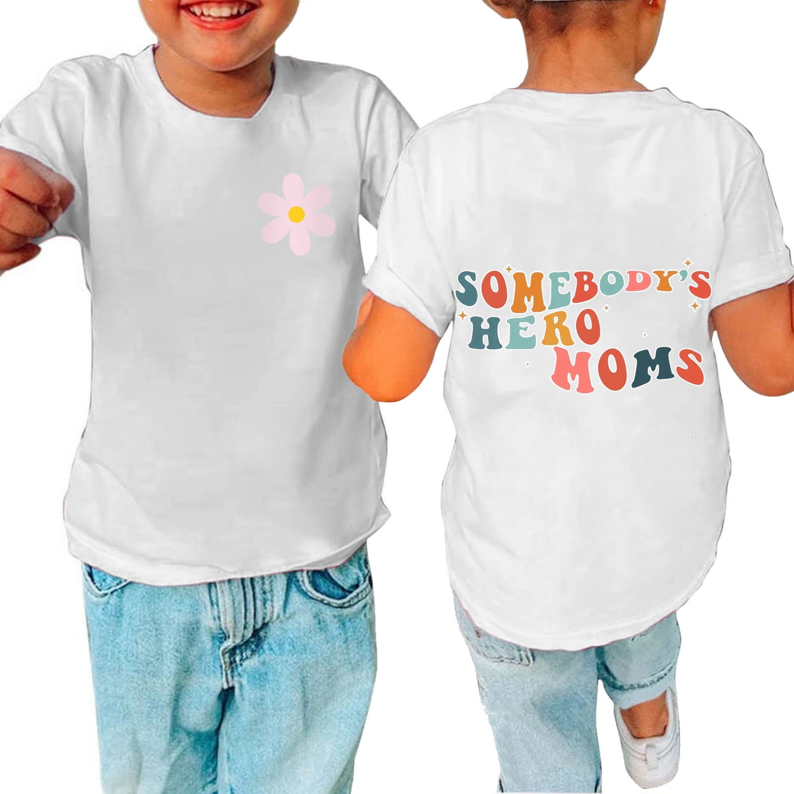 Jovati Cute Baby Girl Clothes Toddler Baby Boys Girl Comfortable Solid Color Print Short Sleeve Cotton T Shirt Top Cute Baby Boy Clothes New Baby Girl