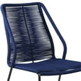 thumbnail image 6 of Afuera Living 19" Modern Fabric Dining Chair in Blue (Set of 2), 6 of 9