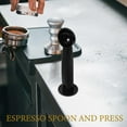 thumbnail image 3 of FUEENIRVA Black Plastic Coffee Tamper Spoon for Precise and Efficient Espresso Coffee Tamping Tool, 3 of 8