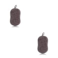 thumbnail image 2 of jesticaly Kitchen Scouring Pad Microfiber Cleaning Scrubber Bathroom Reusable Clean Sponge Hanging Absorbent Washing Scourer Gray 2Set, 2 of 6