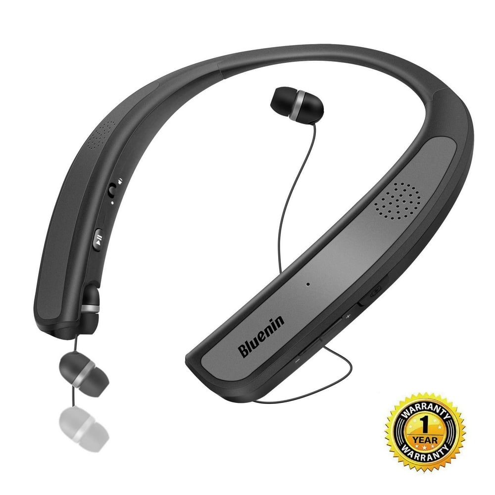 "Happyline" Bluetooth Headphones Speaker 2 in 1,Bluenin Neckband