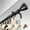Black, variant on 1 in. Dia. Maja Curtain Rod, Black - 48-84 in.