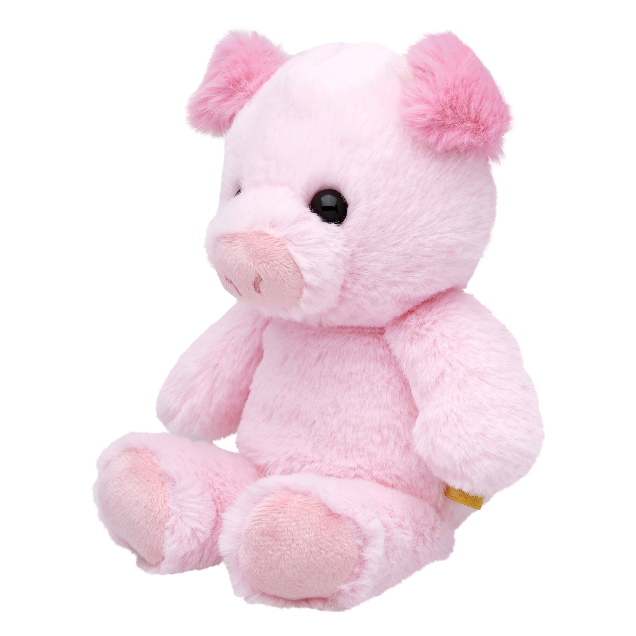 ButterLuvs Plush Pig Stuffed Animal, 6 Inch Super Soft Pink Cuddly Pig Toy