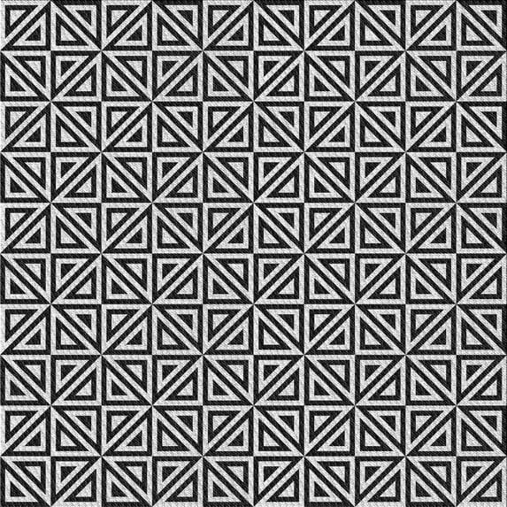 Ahgly Company Indoor Square Patterned Light Gray Novelty Area Rugs, 3' Square