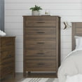 thumbnail image 3 of Ameriwood Home Eastwood 5 Drawer Dresser in Walnut, 3 of 4